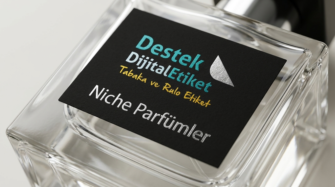 Niche parfüm için etiket uygulamaları